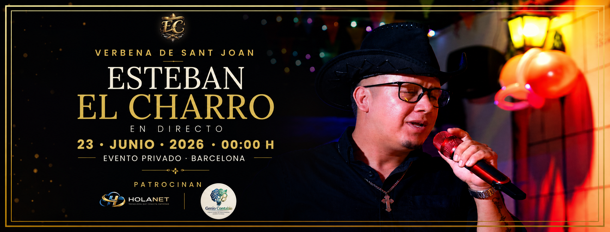 Esteban El Charro en directo - Verbena de Sant Joan